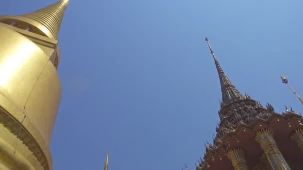 Bangkok Thailand Fevereiro 2016 Wat Phra Kaew Templo Esmeralda Buda — Vídeo de Stock