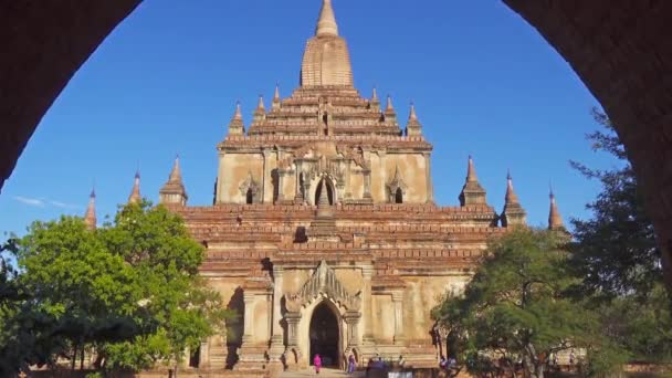 Pagode Htilominlo Paya Bagan Myanmar Birmanie — Video