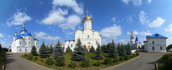 Panorama do mosteiro ortodoxo de Zilant em Kazan — Fotografia de Stock