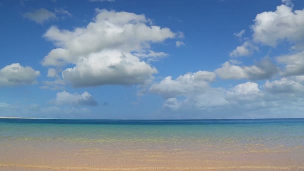 Güzel bir plaj manzara — Stok video