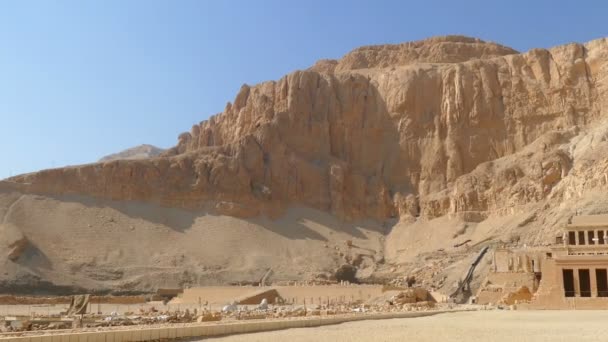 Antico tempio di Hatshepsut a Luxor Egitto — Video Stock