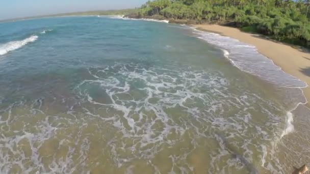 Spiaggia tropicale e mare — Video Stock