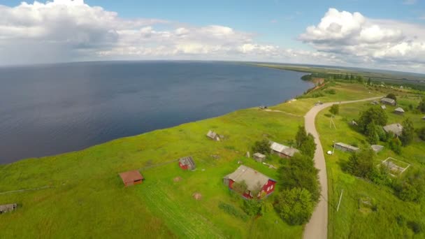 Oněžské jezero v Karelské — Stock video