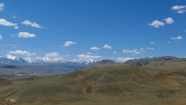 Τοπίο στα βουνά Αλτάι (Άρη κοιλάδα) — Αρχείο Βίντεο