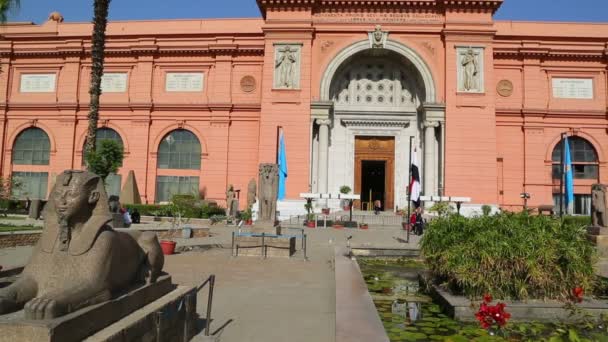 Museo Egipcio en El Cairo, Egipto — Vídeo de stock