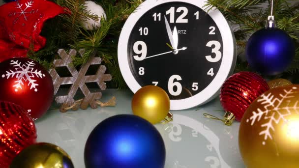 Horloge et jouets de Noël — Video