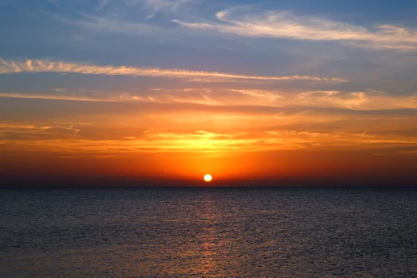 Zonsopgang boven zee — Stockfoto