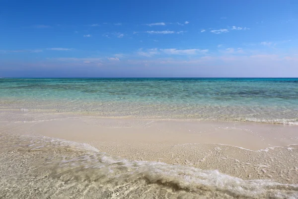 White sand spit — Stock Photo, Image