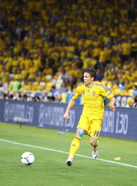 UEFA EURO 2012 jogo de futebol Ucrânia vs Suécia — Fotografia de Stock