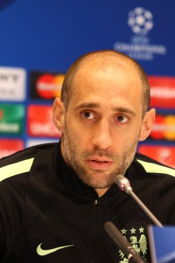 Uefa Şampiyonlar Ligi maçı öncesi Basın Toplantısı Dinamo Kiev v