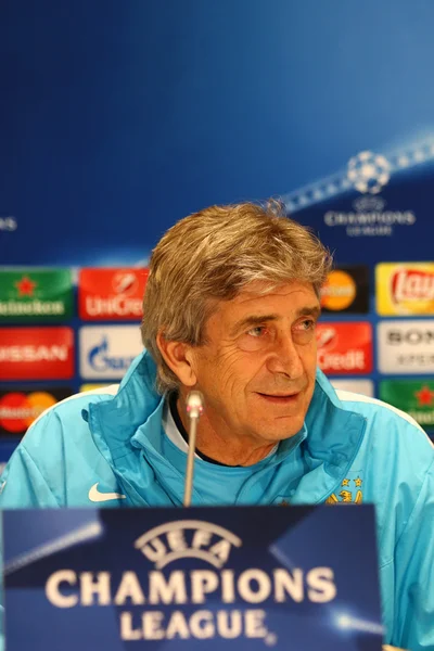 Press-Conference before UEFA Champions League game Dynamo Kyiv v — Stock Photo, Image