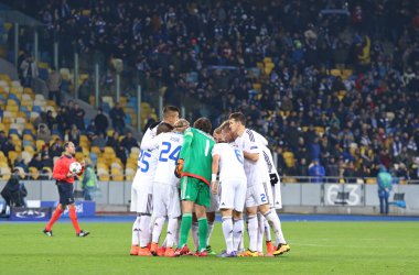 UEFA Champions League game FC Dynamo Kyiv vs Manchester City in 