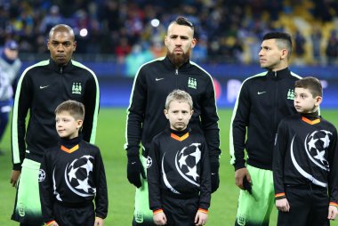 UEFA Champions League game FC Dynamo Kyiv vs Manchester City in 