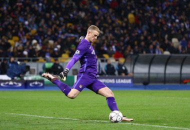 UEFA Champions League game FC Dynamo Kyiv vs Manchester City in 