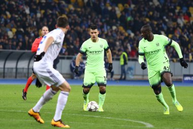 UEFA Champions League game FC Dynamo Kyiv vs Manchester City in 