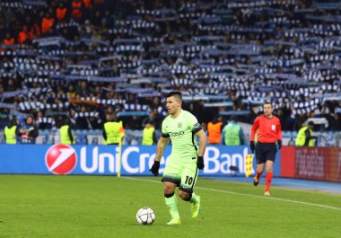 UEFA Champions League game FC Dynamo Kyiv vs Manchester City in 