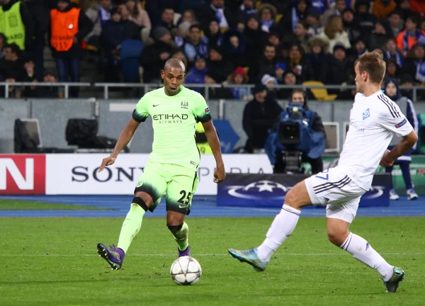 UEFA Champions League game FC Dynamo Kyiv vs Manchester City in 