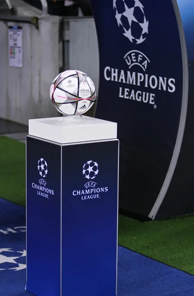 Pertandingan Liga Champions UEFA FC Dynamo Kyiv vs Manchester City di — Stok Foto