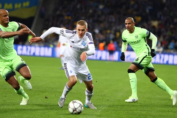 UEFA Champions League game FC Dynamo Kyiv vs Manchester City in — 스톡 사진