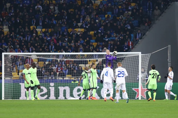 UEFA Champions League game FC Dynamo Kyiv vs Manchester City in — Stock fotografie