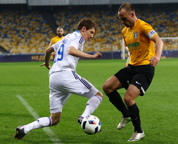 Ukrainian Cup quarterfinal game FC Oleksandria vs FC Dynamo Kyiv — Zdjęcie stockowe