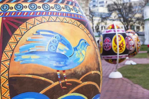 Festival tradicional ucraniano de huevos de Pascua (Pysanka) en Kiev , — Foto de Stock