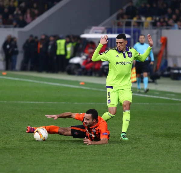 UEFA Europa League jogo Shakhtar Donetsk vs Anderlecht — Fotografia de Stock