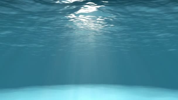 Surface bleue de l'océan vue sous-marine 
