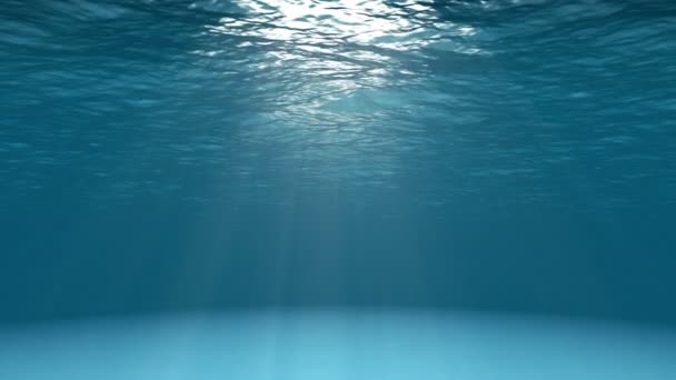 Surface bleue de l'océan vue sous-marine 