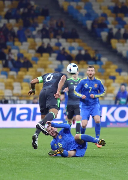 Match amical Ukraine vs Pays de Galles à Kiev, Ukraine — Photo