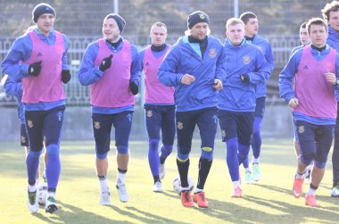 Ukrayna - Galler: Öncesi maç eğitim oturumu Kiev, Ukrayna