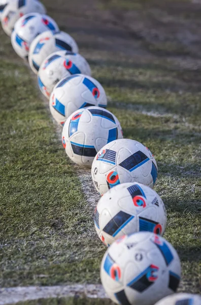 Bolas de jogo oficiais da UEFA EURO 2016 (Adidas Beau Jeu ) — Fotografia de Stock