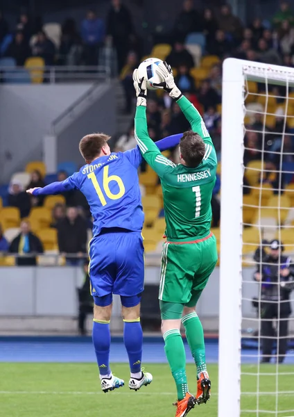 Friendly match Ukraine vs Wales in Kyiv, Ukraine — Stock Photo, Image
