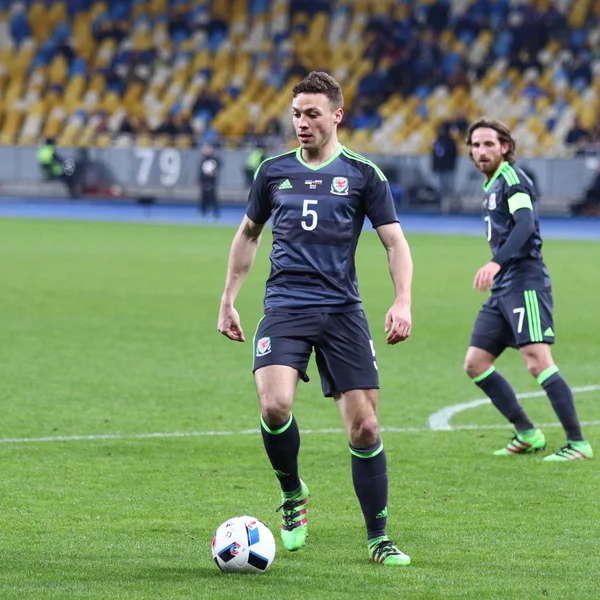 Ystävällinen ottelu Ukraina vs Wales Kiovassa, Ukraina — kuvapankkivalokuva