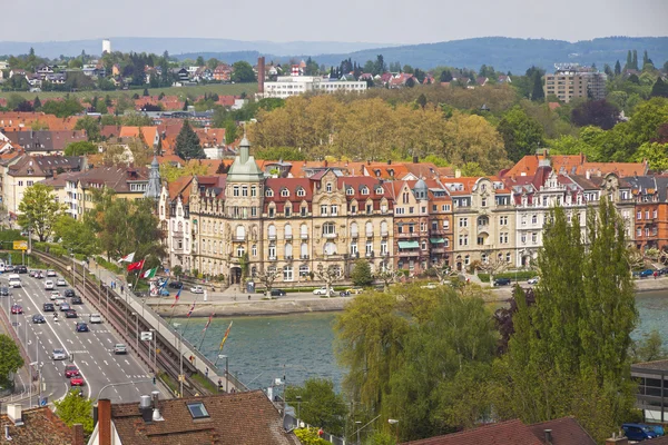 Vista aérea da cidade de Konstanz, Alemanha — Fotografia de Stock