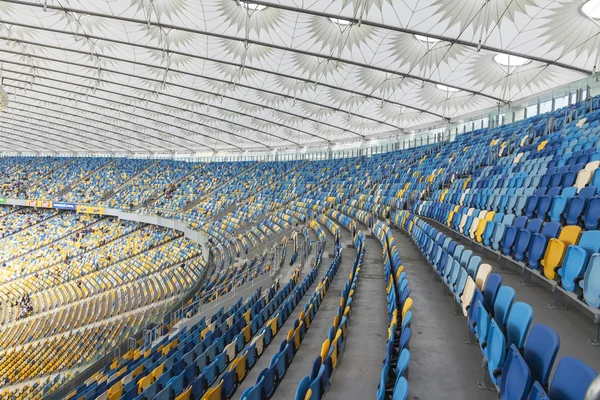 НСК Олімпійський стадіон (НСК «Олімпійський») в Києві — стокове фото
