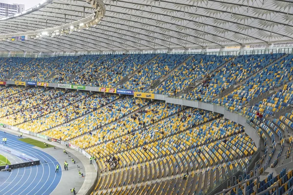 НСК Олімпійський стадіон (НСК «Олімпійський») в Києві — стокове фото