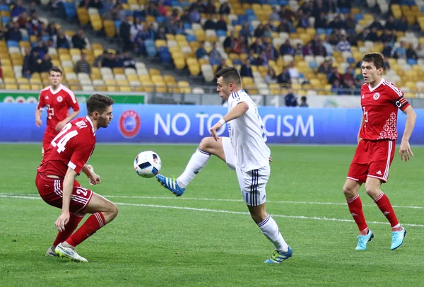 Oekraïense Premier League voetbal spel Fc Dynamo Kiev vs Volyn L — Stockfoto