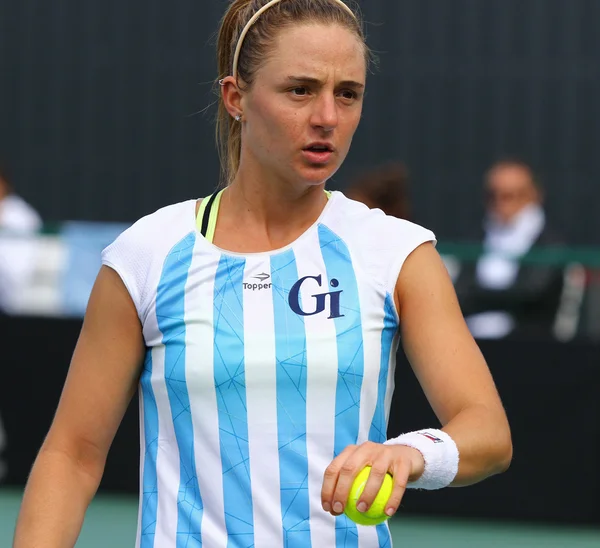 BNP Paribas FedCup game Ukraine vs Argentina — Stock Photo, Image