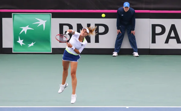 BNP Paribas Fedcup παιχνίδι Ουκρανία vs Αργεντινή — Φωτογραφία Αρχείου