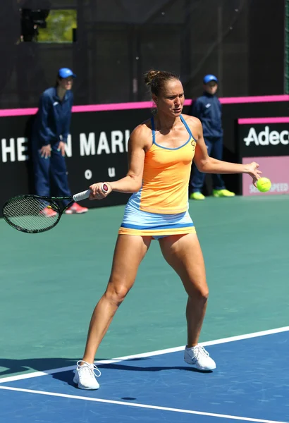 FedCup tennis match Ukraine vs Argentina — Stock Photo, Image