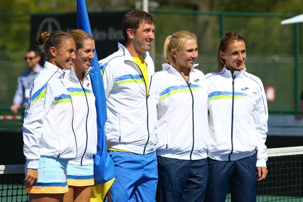 FedCup partido de tenis Ucrania vs Argentina —  Fotos de Stock