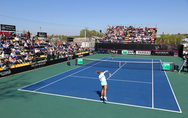 Теннисный матч FedCup Украина - Аргентина
