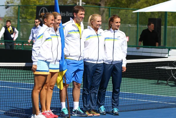 FedCup partido de tenis Ucrania vs Argentina —  Fotos de Stock