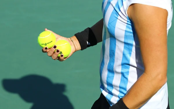 Теннисный матч FedCup Украина - Аргентина — стоковое фото