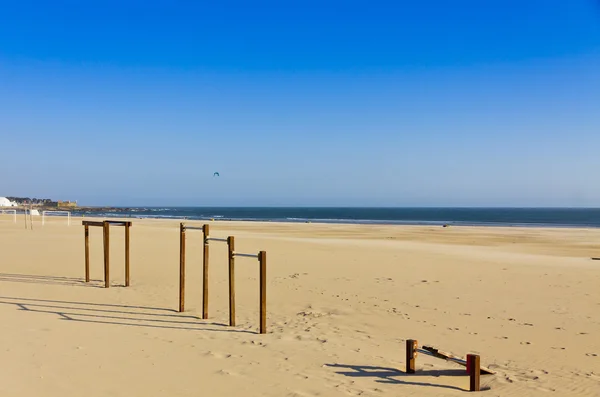 Praia de Matosinhos na Cidade do Porto, Portugal — Fotografia de Stock