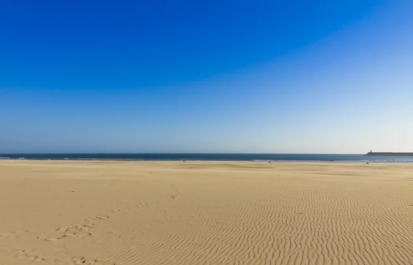 Spiaggia di Matosinhos nella città di Oporto, Portogallo — Foto Stock