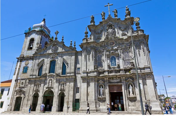 Igreja dos Carmelitas и Igreja do Carmo в Порту, Португалия — стоковое фото