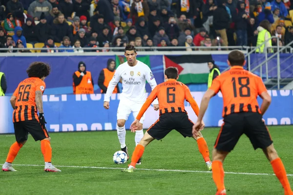 UEFA Şampiyonlar Ligi oyun Shakhtar vs Real Madrid — Stok fotoğraf