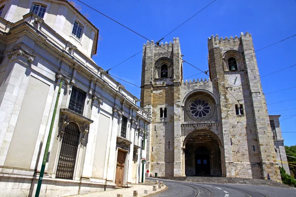 Catedral de Se de Lisboa, Lisboa, Portugal — Foto de Stock